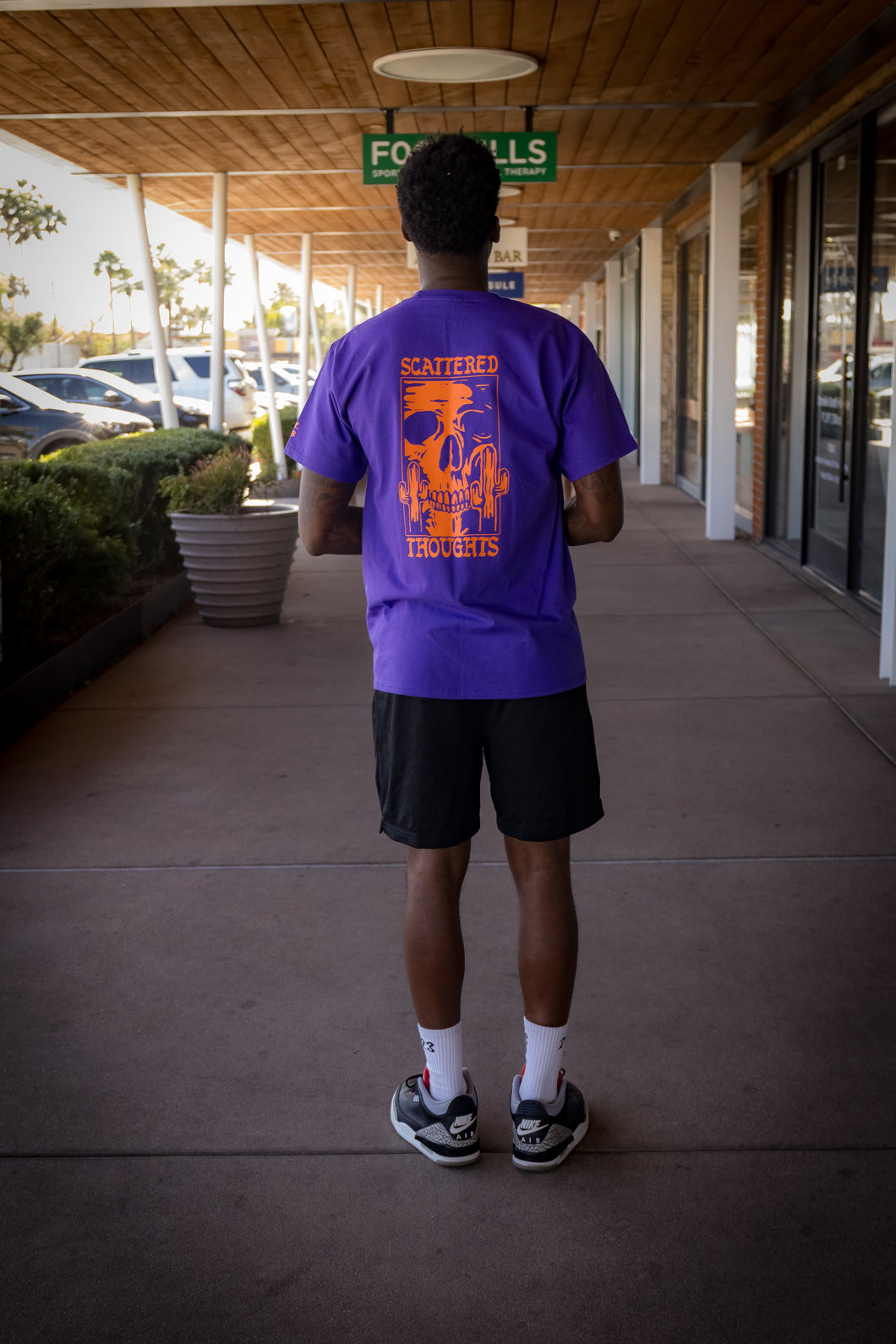 Phoenix Suns ( Purple ) Scattered Thoughts Tee